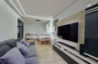 Apartamento 100% reformado à venda na ponta da praia em santos - 2 quartos