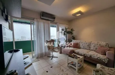 Lindo apartamento duplex vista mar com 2 suítes - no boqueirão - santos/sp