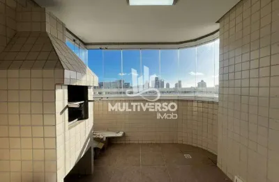 Apartamento com varanda gourmet e lazer completo – 1 dormitório, andar alto – ponta da praia