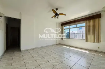 Apartamento 2 dormitórios + dependência 2 quadras da praia no boqueirão em santos