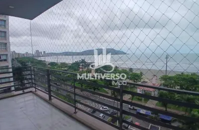 Apartamento amplo 03 dormitórios com vaga e elevador frente mar no boqueirão