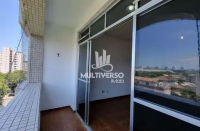 Apartamento para aluguel, 2 quartos no bairro embaré em santos