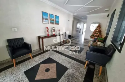Apartamento semimobiliado 1 dormitório - 150 metros da praia - guilhermina