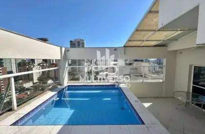 Cobertura à venda, 3 quartos no bairro ponta da praia em santos