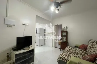 Apartamento com 1 quarto à venda no Pompéia, Santos 