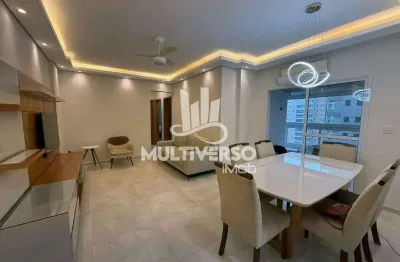 Apartamento 3 dorms com varanda gourmet, 2 vagas, guilhermina – praia grande