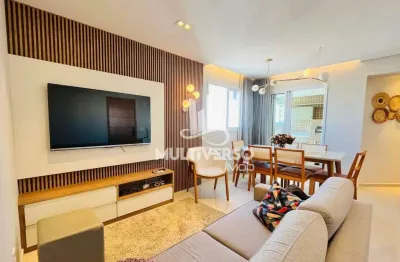 Impecável apartamento alto padrão 2 suítes no boqueirão 2 quadras da praia em santos porteira fechada