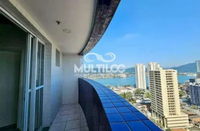 Sala comercial para aluguel, no bairro ponta da praia em santos