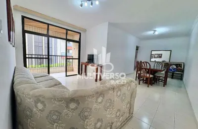 Excelente apartamento vista mar 100 metros da praia 3 dormitórios + dependência no gonzaga