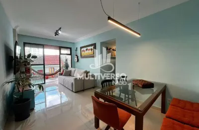 Apartamento reformado com varanda – 2 dormitórios (1 suíte) – pompeia, santos