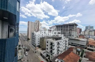 Apartamento 1 dormitório mobiliado com vista mar - guilhermina
