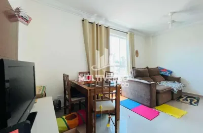 Apartamento 2 dormitórios elevador lazer no Campo Grande em Santos