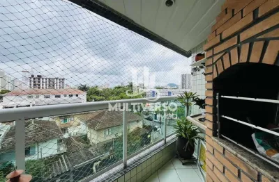 Apartamento 3 Dormitórios com 2 Suítes na Aparecida, Santos – 110 m², 2 Vagas, Frente