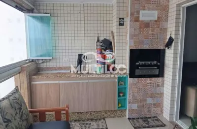 Apartamento 2 suítes + varanda gourmet – Boqueirão, Praia Grande