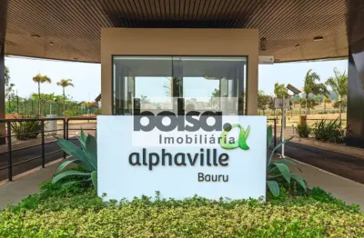 Terreno em condomínio fechado à venda no Alphaville, Bauru 