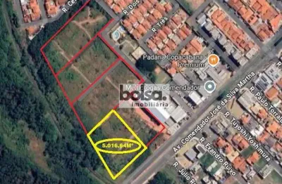 Terreno comercial à venda no Jardim Estoril, Bauru 
