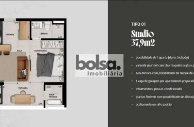 Apartamento com 1 quarto à venda no Jardim Estoril IV, Bauru 