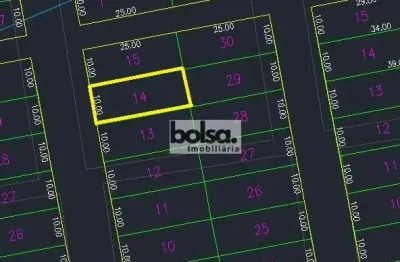 Terreno à venda no Parque Santa Rita, Bauru 