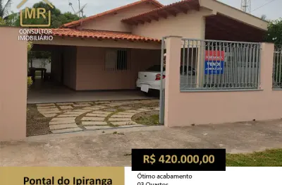 Casa com 3 quartos à venda no Pontal do Ipiranga, Linhares 