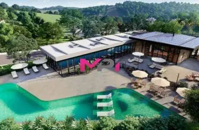 Terreno a venda no condomínio tamboré no bairro caxambu em jundiaí/sp