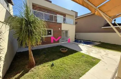 Casa sobrado para locação no condominio bosque dos jatobas em jundiai/sp