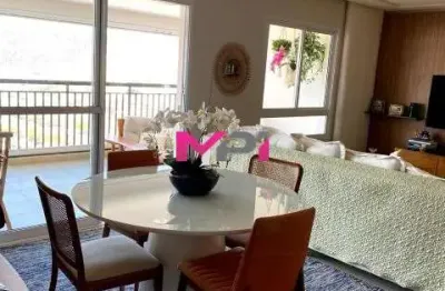 Aluguel de Apartamento de Luxo no Jardim Bela Vista em Cosmópolis-SP: 3 Quartos, 3 Suítes, 3 Salas, 5 Banheiros - 155m².