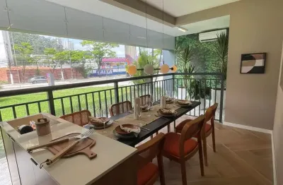 Apartamento com 2 varandas, lazer completo e vaga na regiao da giovanni