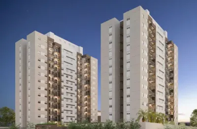 O condomínio residencial unni felicitá 3 dorm e 1 vaga