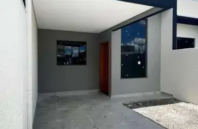 Casa geminada nova com 2 quartos (1 suíte) - jd maria luiza