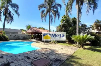 Casa com 5 dormitórios  (4 suítes) à venda - at 2630 m²  - ac 477 m² - r$ 2.200.000 - condomínio vale do sol - tremembé/sp