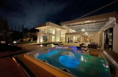 Mansão com 5 suites, 1200 m² por r$ 18.000.000 - residencial tamboré 1 - barueri/sp alphaville