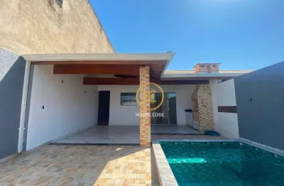Casa com 2 dormitórios à venda, 96 m² por r$ 440.000,00 - flora rica - peruíbe/sp