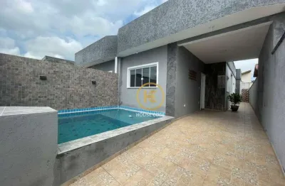 Casa com 2 suítes à venda, 86 m² por r$ 380.000 - flora rica ii - peruíbe/sp
