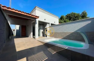 Casa com 2 dormitórios à venda, 71 m² por r$ 330.000,00 - parque balneário oásis - peruíbe/sp