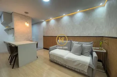 Apartamento com 02 dormitórios, todo planejado à venda, 48 m² por r$ 245.000 - conquista cotia