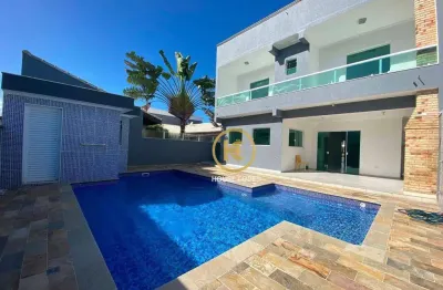 Casa à venda, 242 m² por r$ 1.300.000,00 - residencial três marias - peruíbe/sp