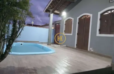 Casa com 3 dormitórios à venda, 117 m² por r$ 480.000,00 - parque balneario oasis - peruíbe/sp