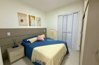 Apartamento mobiliado 2 quartos (1 suíte) – pronto para morar e porteira fechada no parque das nações, santo andré