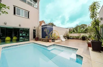 Casa com 5 suítes à venda, 700 m² por r$ 2.300.000 - granja viana - fazendinha/sp