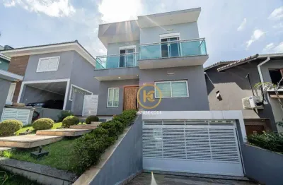 Casa de 4 quartos  à venda na granja viana de  312 m² por r$ 1.595.000 - palm hills - cotia/sp