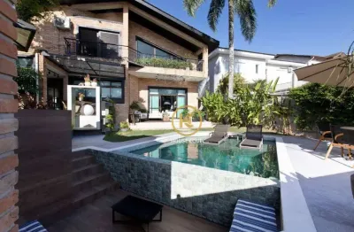 Casa à venda, 488 m² por r$ 4.500.000,00 - residencial onze (alphaville) - santana de parnaíba/sp