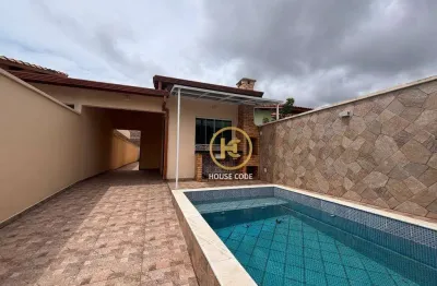 Casa com 3 dormitórios à venda, 92 m² por r$ 420.000,00 - cidade nova peruibe - peruíbe/sp