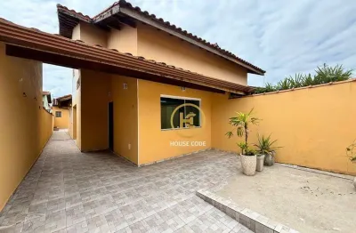 Casa com 3 dormitórios à venda, 100 m² por r$ 390.000,00 - parque d'aville residencial - peruíbe/sp