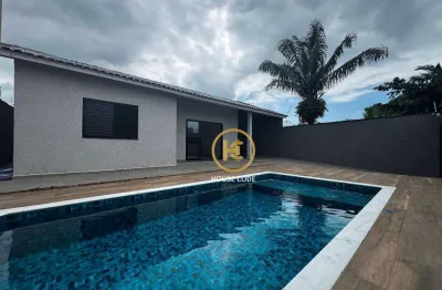 Casa com 2 dormitórios à venda, 106 m² por R$ 640.000,00 - Jardim Mar E Sol - Peruíbe/SP