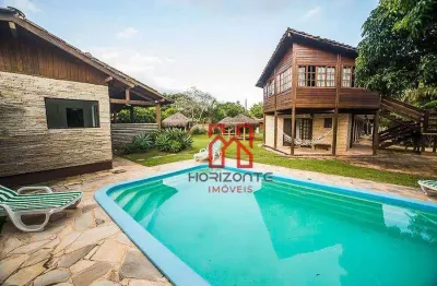 Pousada com 12 dormitórios à venda, 650 m² por r$ 8.000.000,00 - rio tavares - florianópolis/sc
