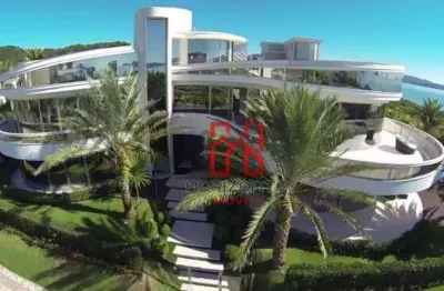 Casa com 5 dormitórios à venda, 1600 m² por r$ 39.000.000,00 - jurerê internacional - florianópolis/sc