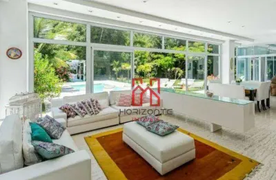 Casa com 7 dormitórios à venda, 970 m² por r$ 13.000.000,00 - praia brava - florianópolis/sc