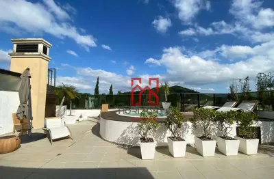 Cobertura com 3 dormitórios à venda, 233 m² por r$ 3.200.000,00 - jurerê internacional - florianópolis/sc