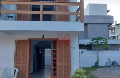 Sobrado com 2 dormitórios para temporada, 64 m² por r$ 1.000/dia - ingleses do rio vermelho - florianópolis/sc