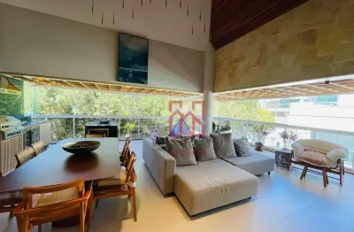 Apartamento com 4 dormitórios à venda, 265 m² por r$ 5.900.000,00 - jurerê internacional - florianópolis/sc